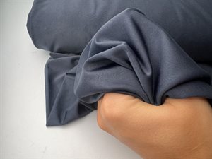 Microfiberjersey - lækker, 4-vejs stræk og i marineblå, udgår